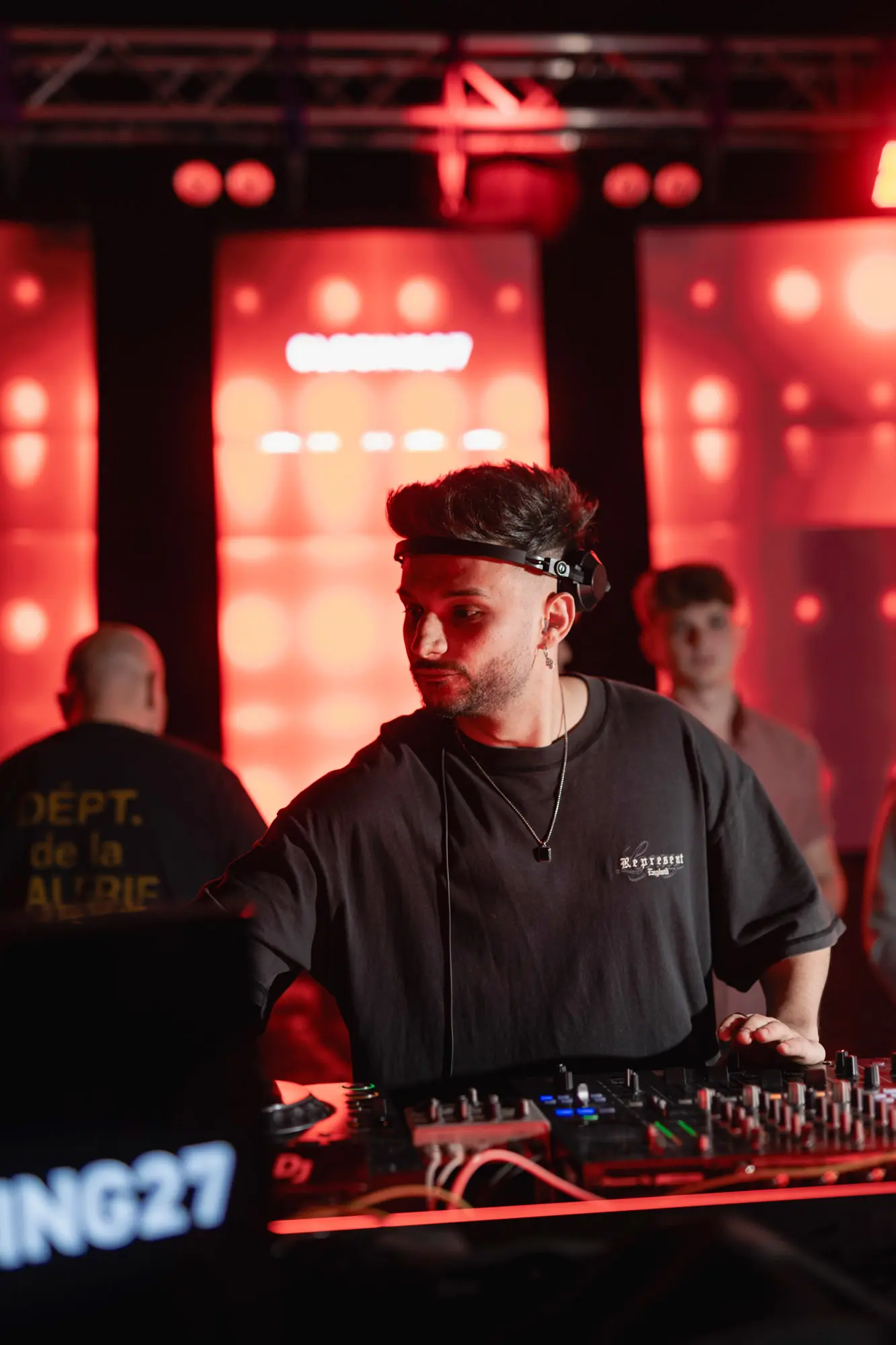 Cloud9 at the Pioneer DJ booth during a club night